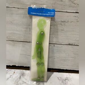 Alvin Template Designs Human Figure Position Plate 6.7” -  TD1735B